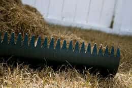 Thatching rake up close