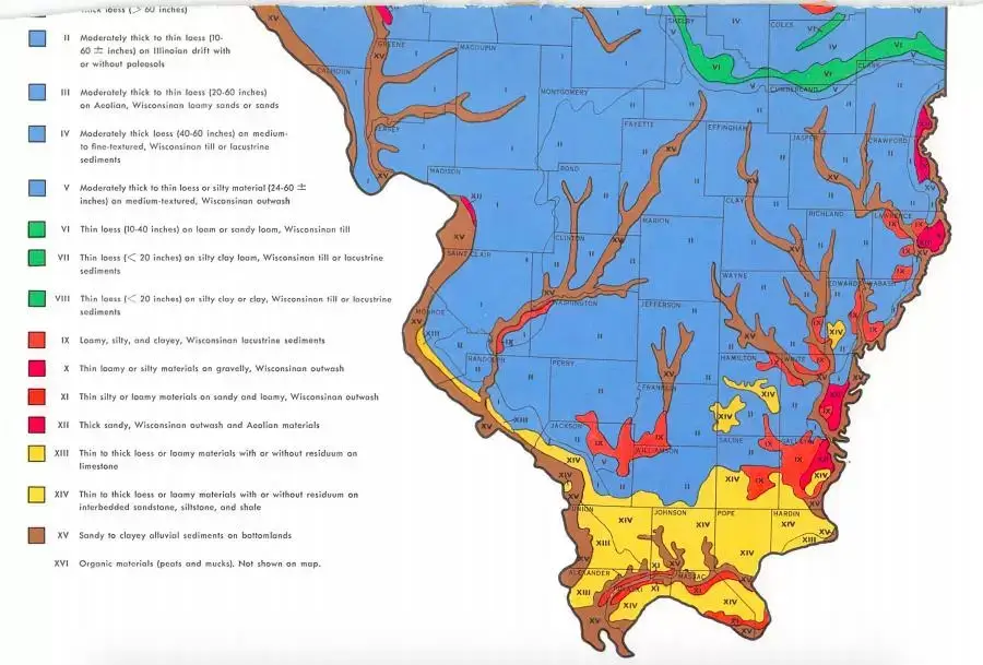 Illinois State Region Map