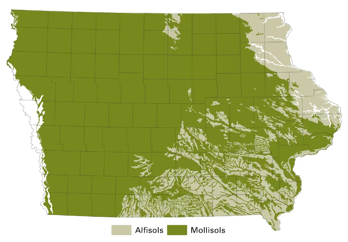 Iowa Soil Map