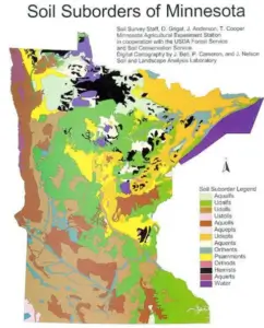 Minnesota soil map