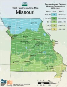 Missouri plant-hardiness-zone