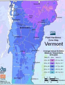 Vermont Hardiness Zone