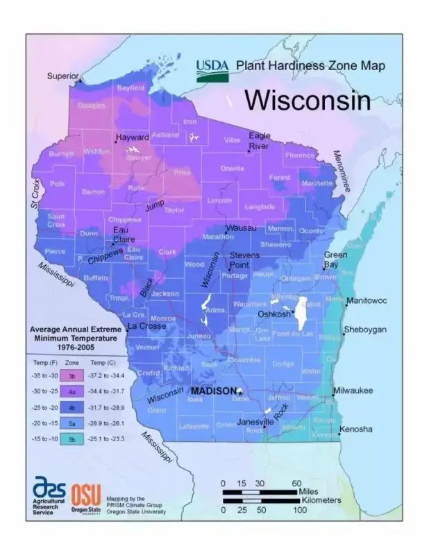 Wisconsin Region Map